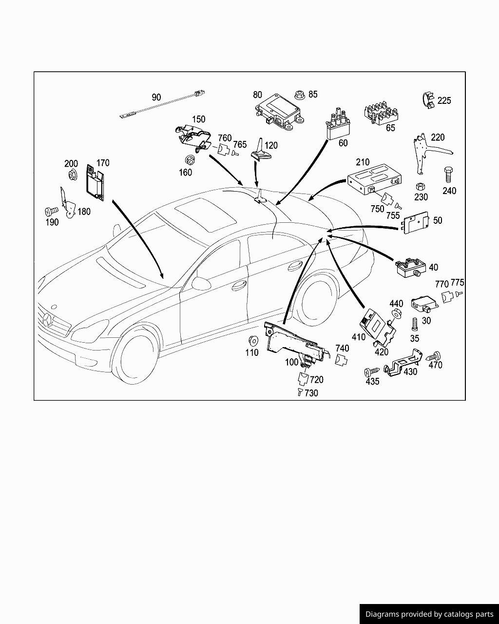 Car part diagram