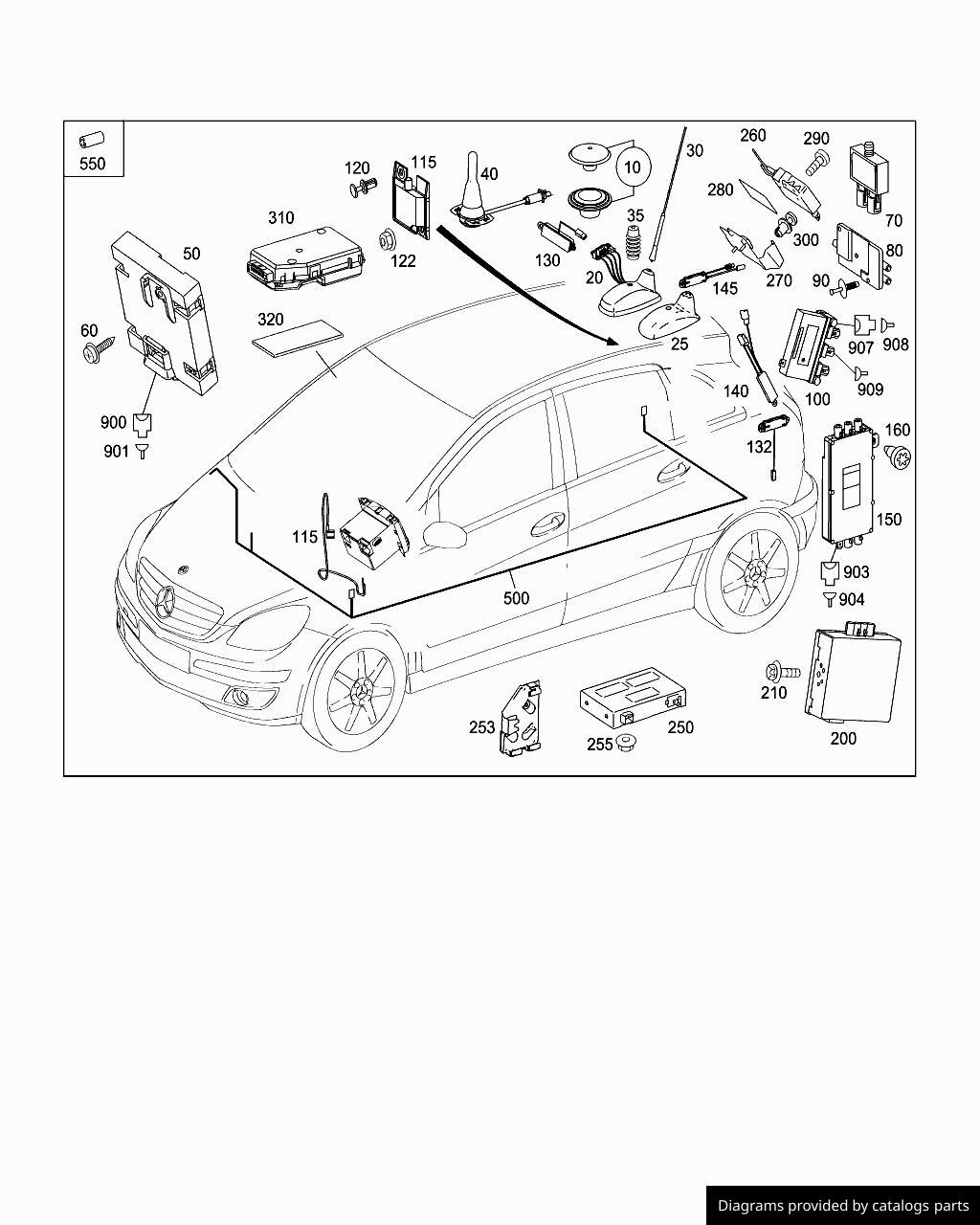 Car part diagram