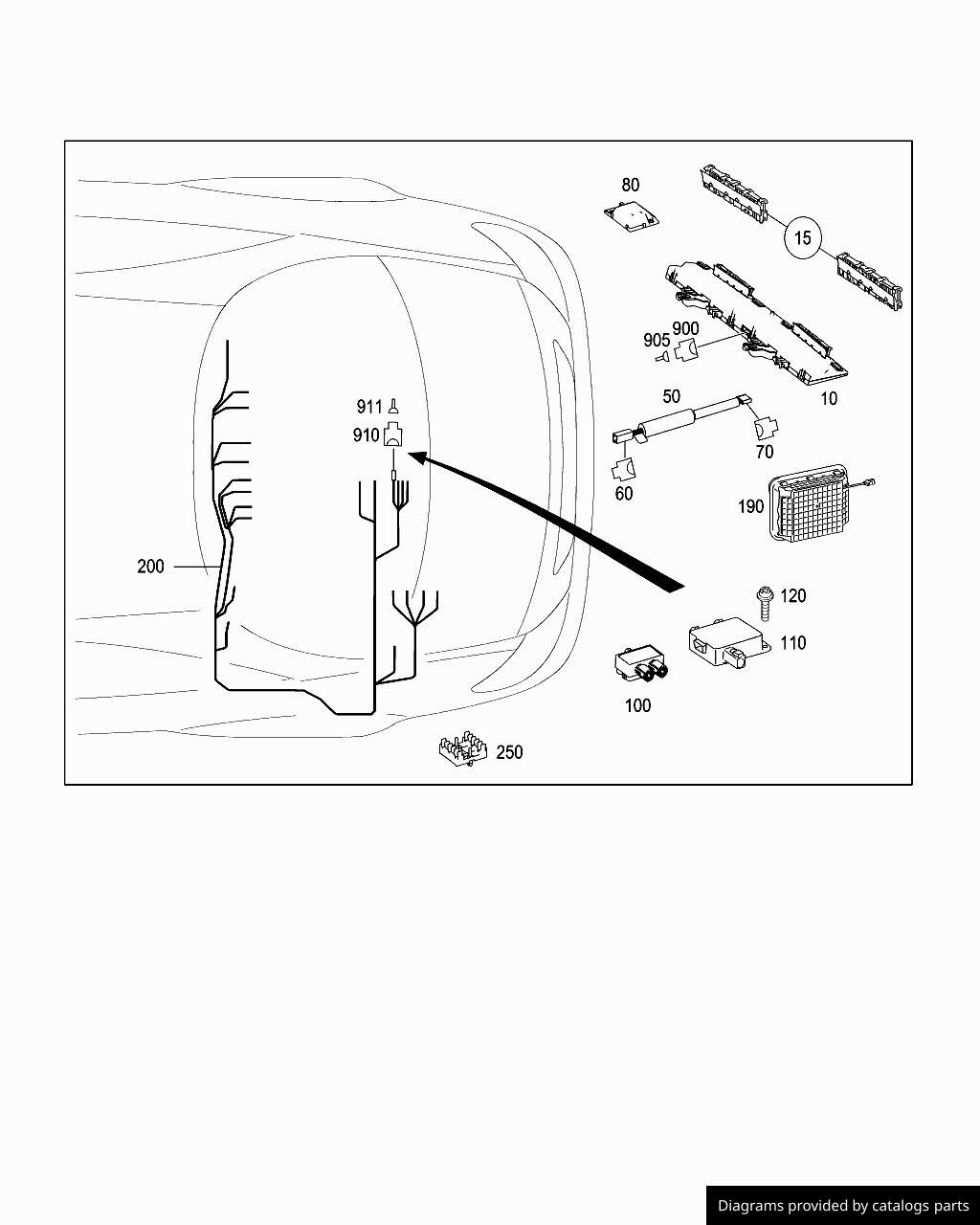 Car part diagram
