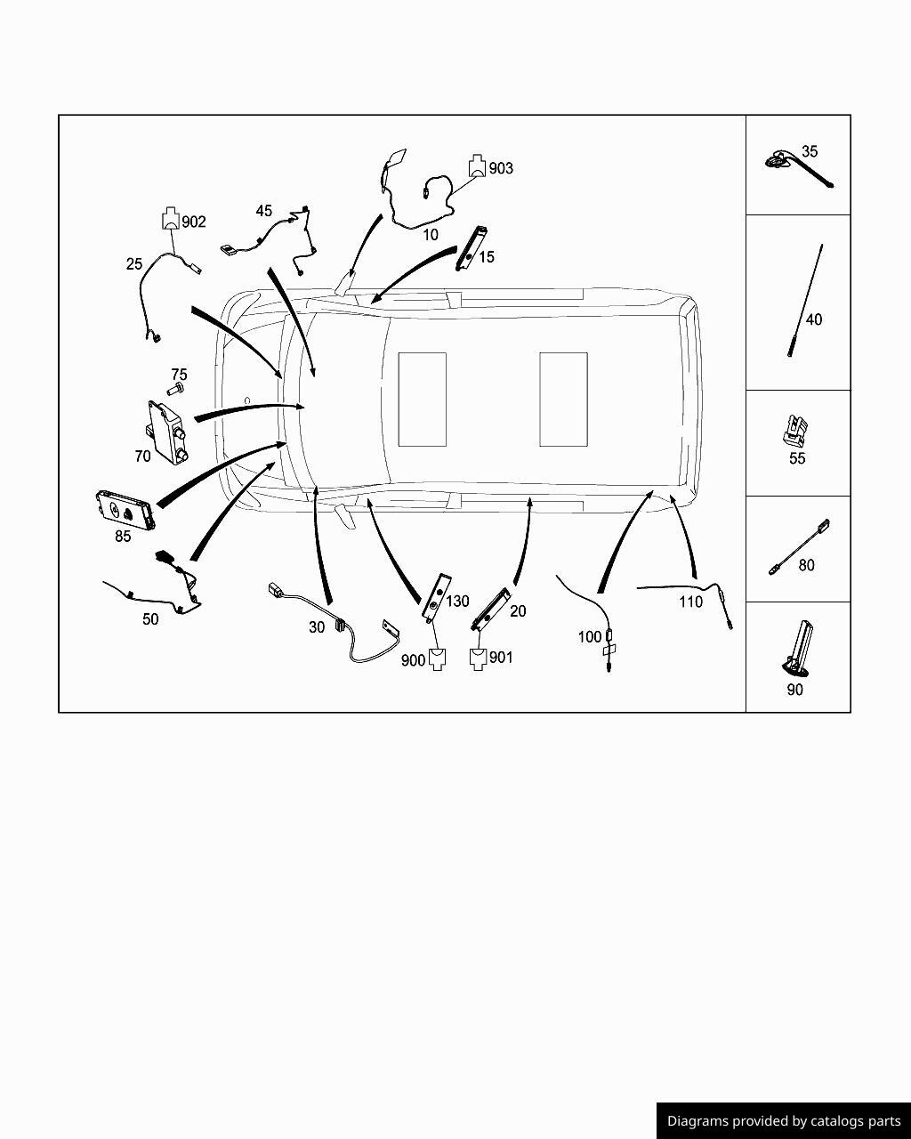 Car part diagram