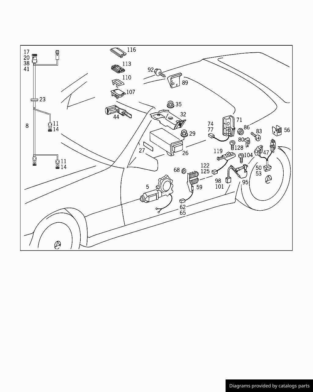 Car part diagram
