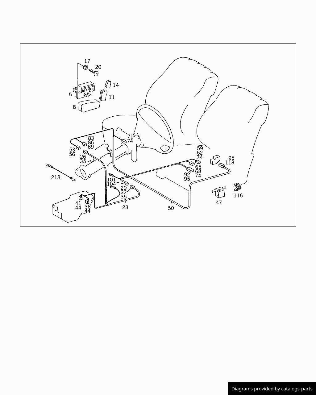 Car part diagram