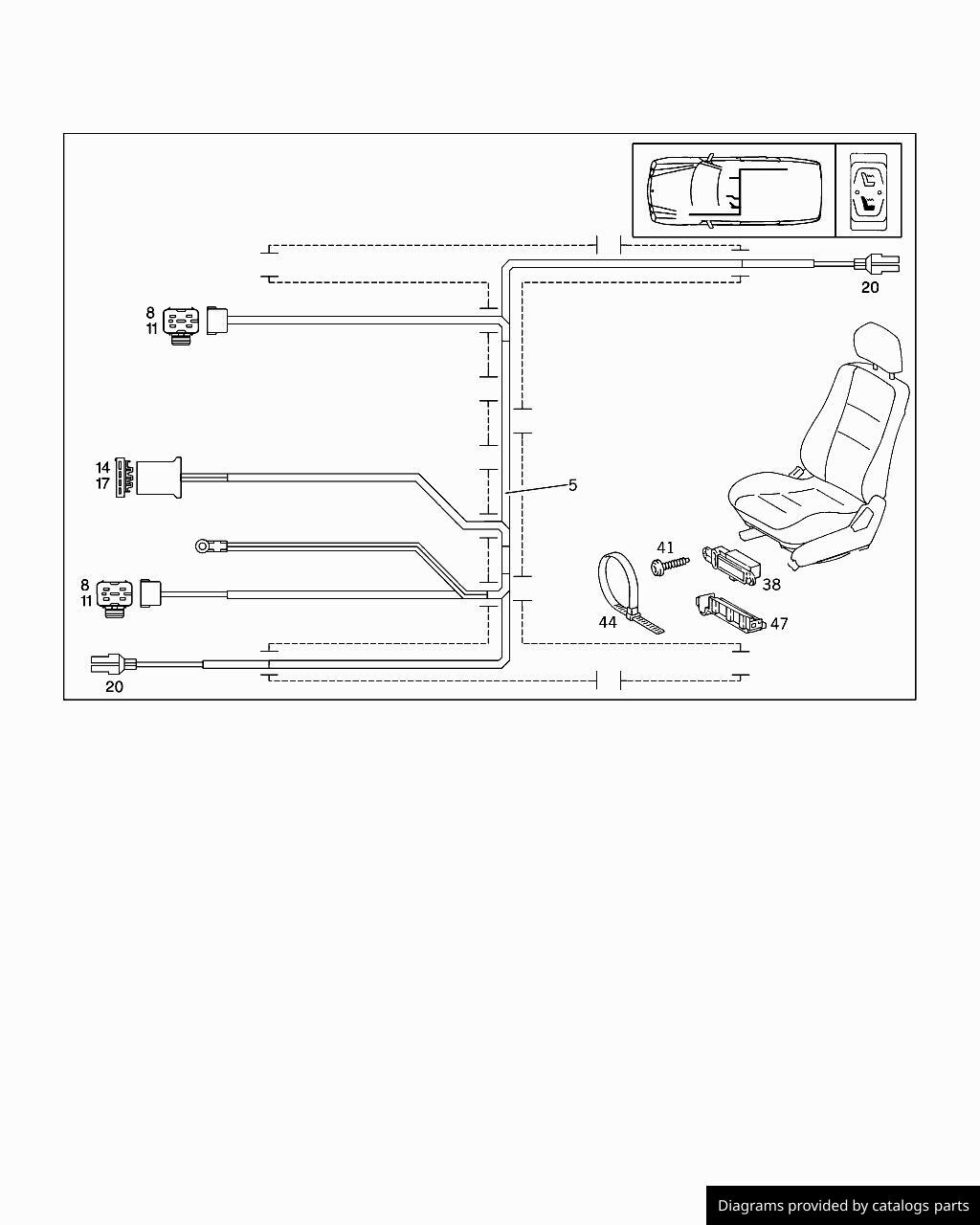 Car part diagram