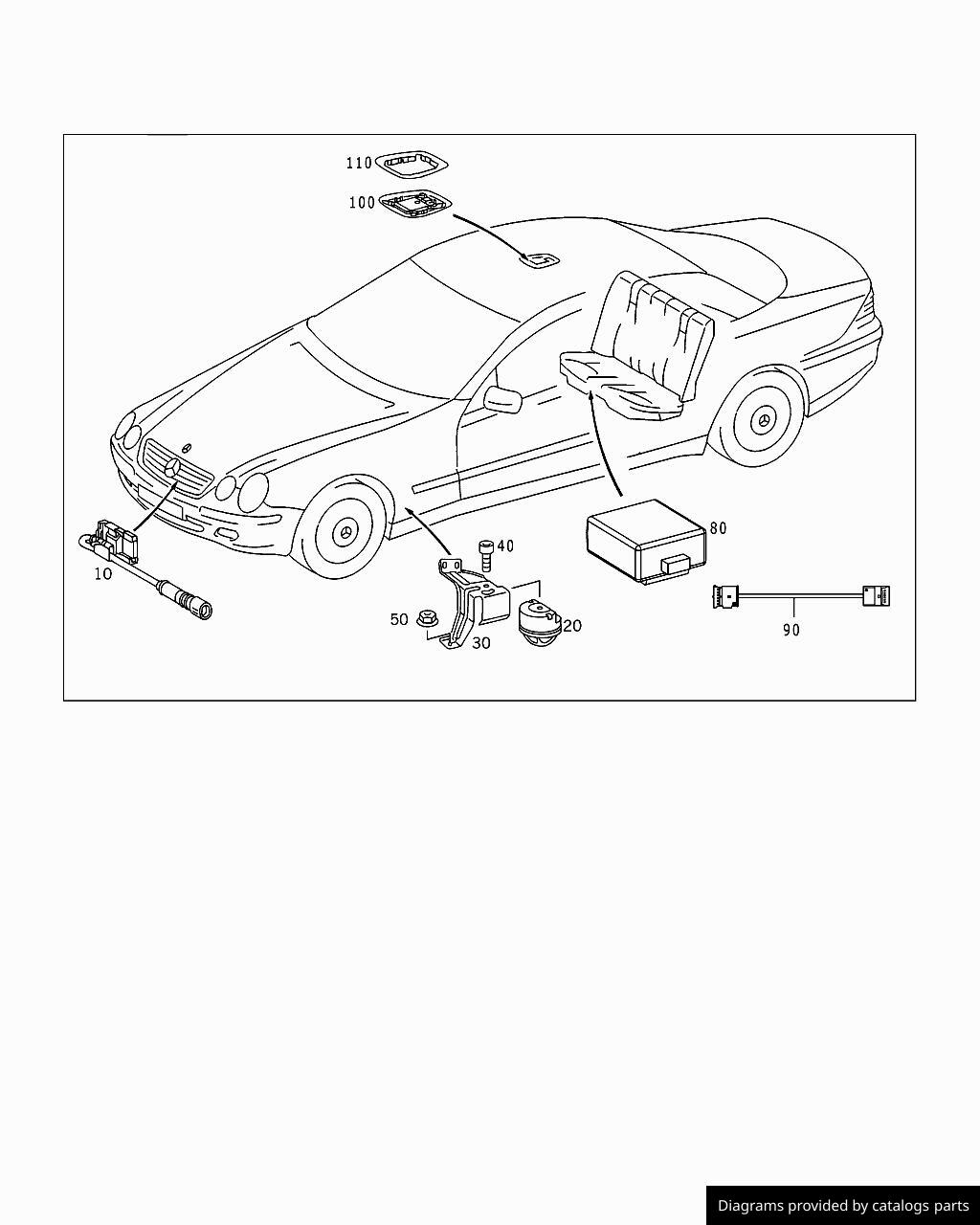Car part diagram