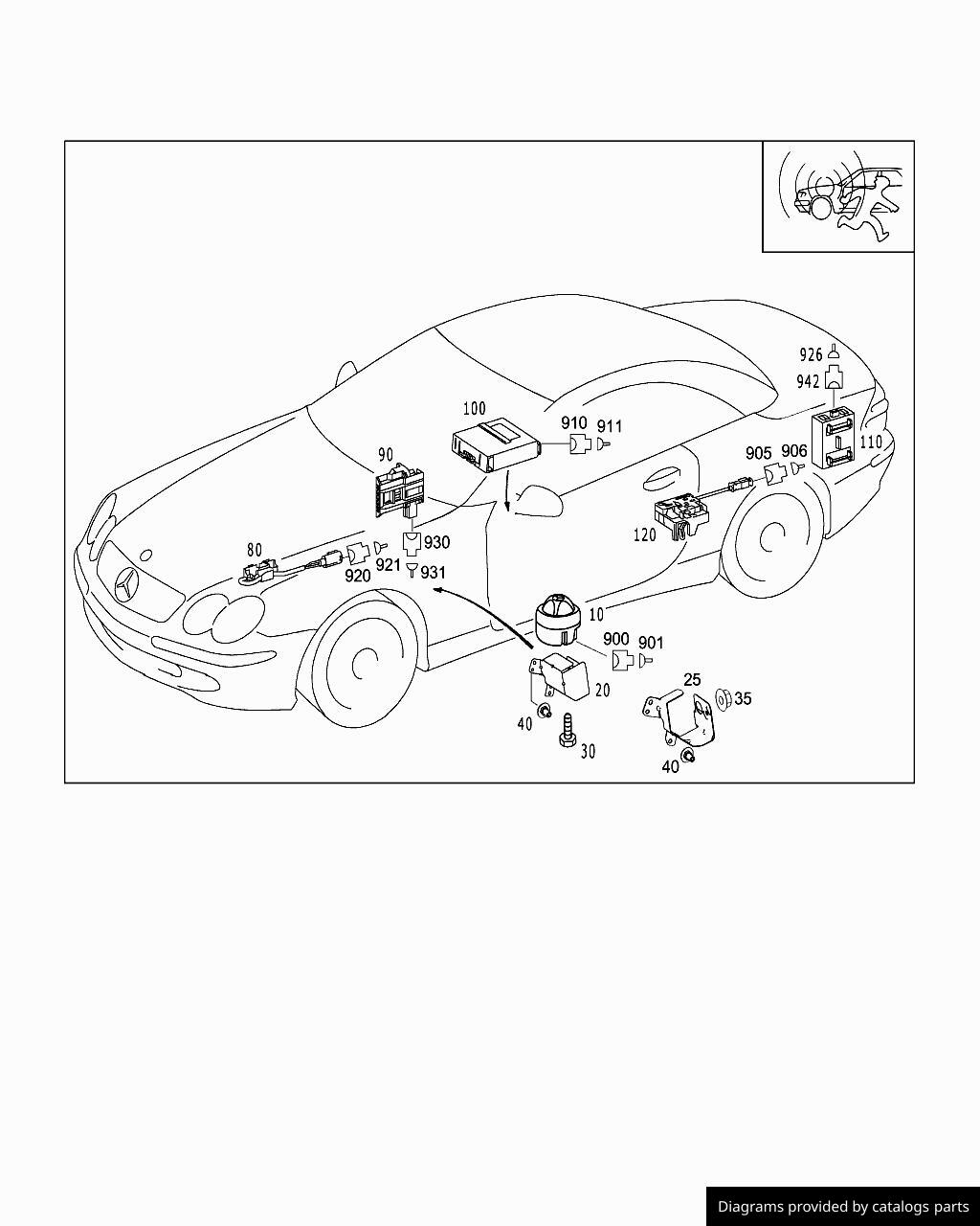 Car part diagram