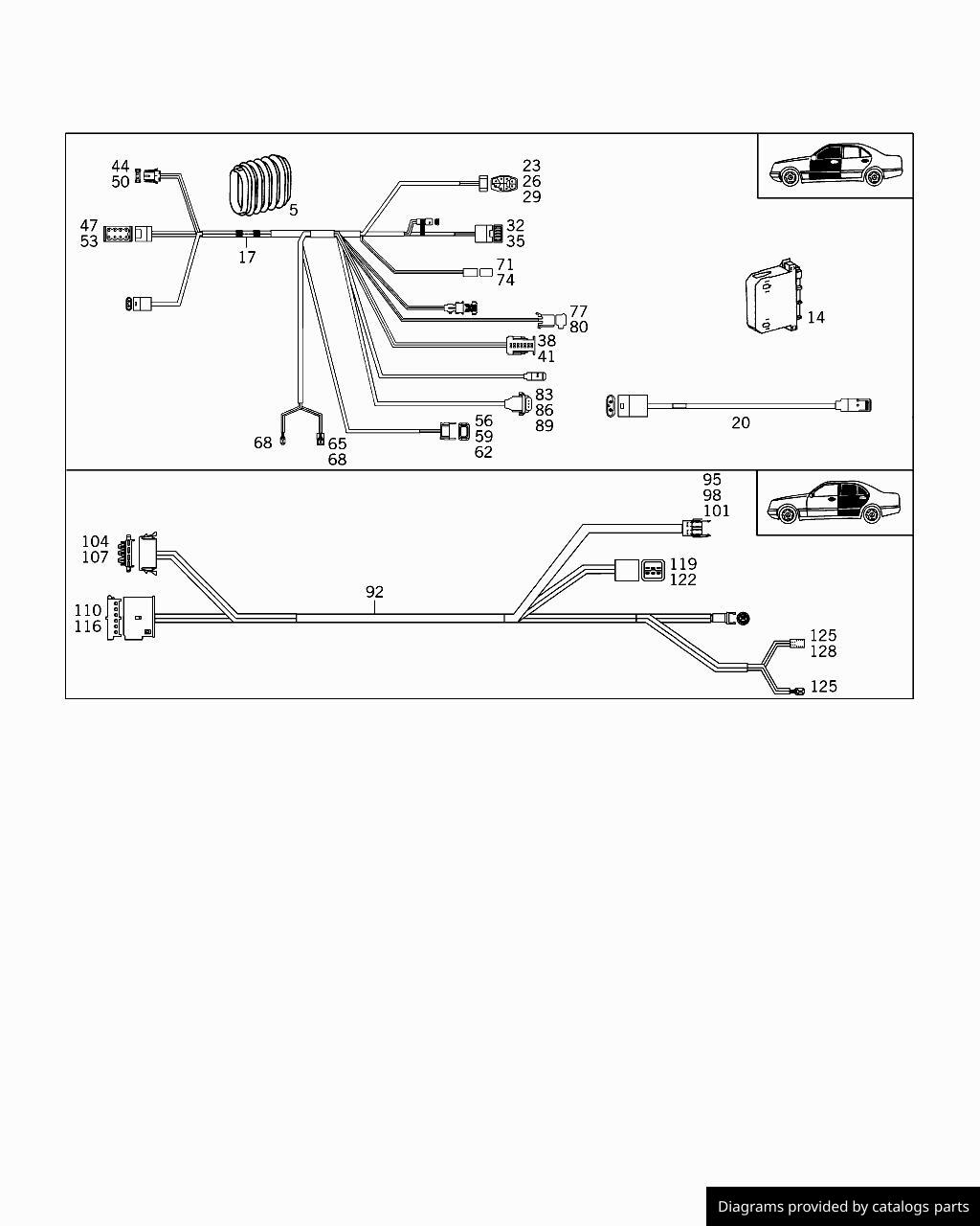 Car part diagram