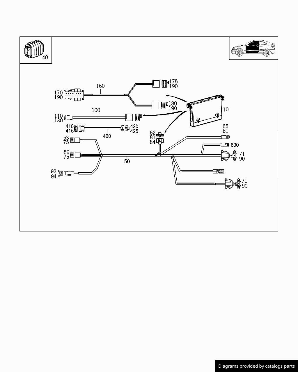 Car part diagram