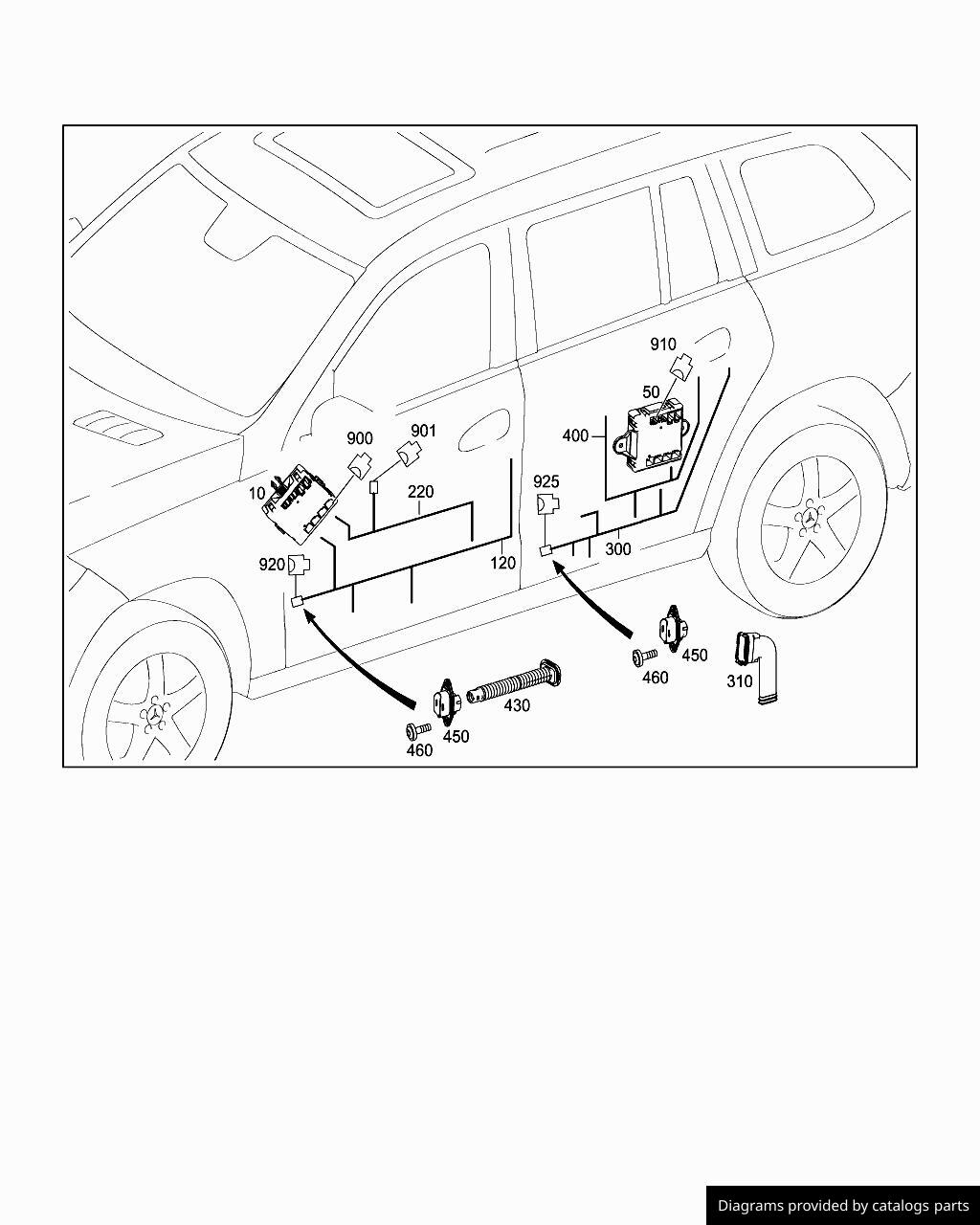 Car part diagram