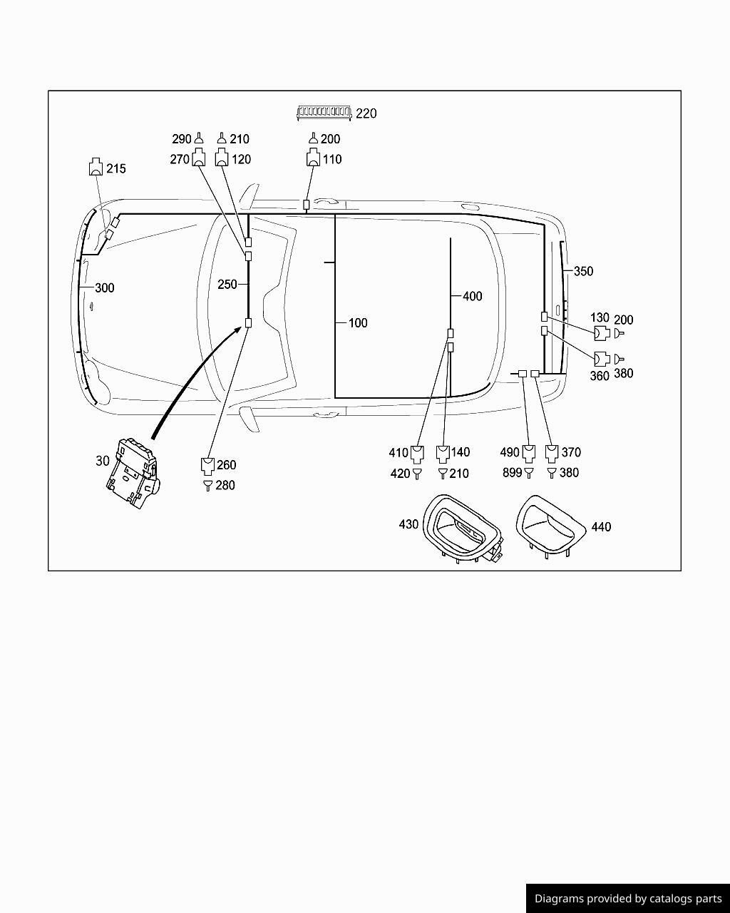 Car part diagram