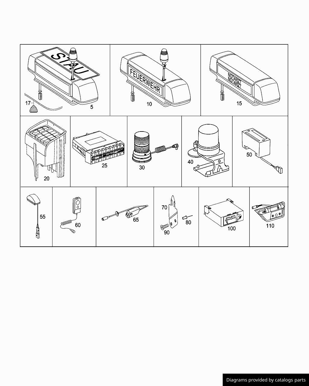 Car part diagram
