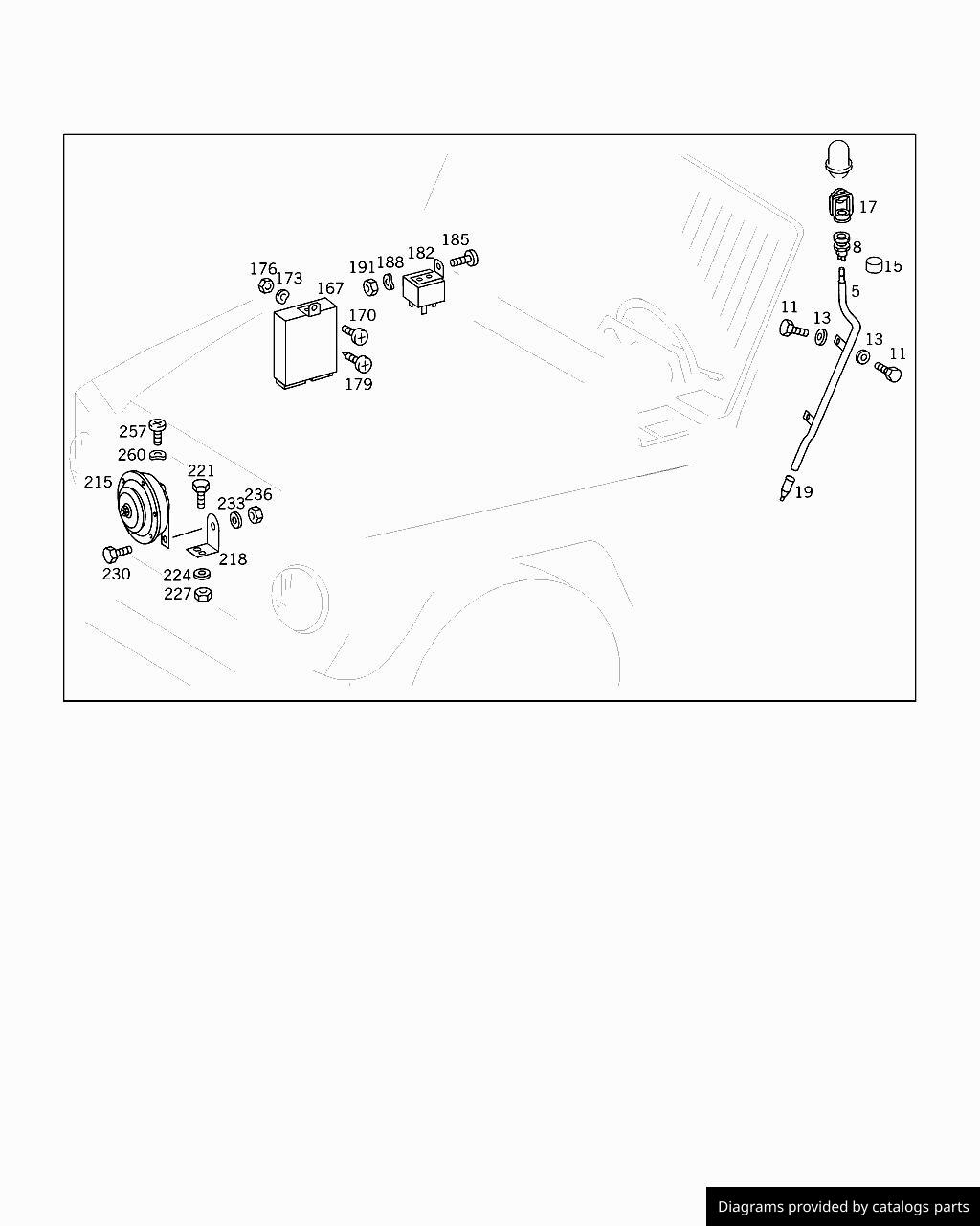 Car part diagram