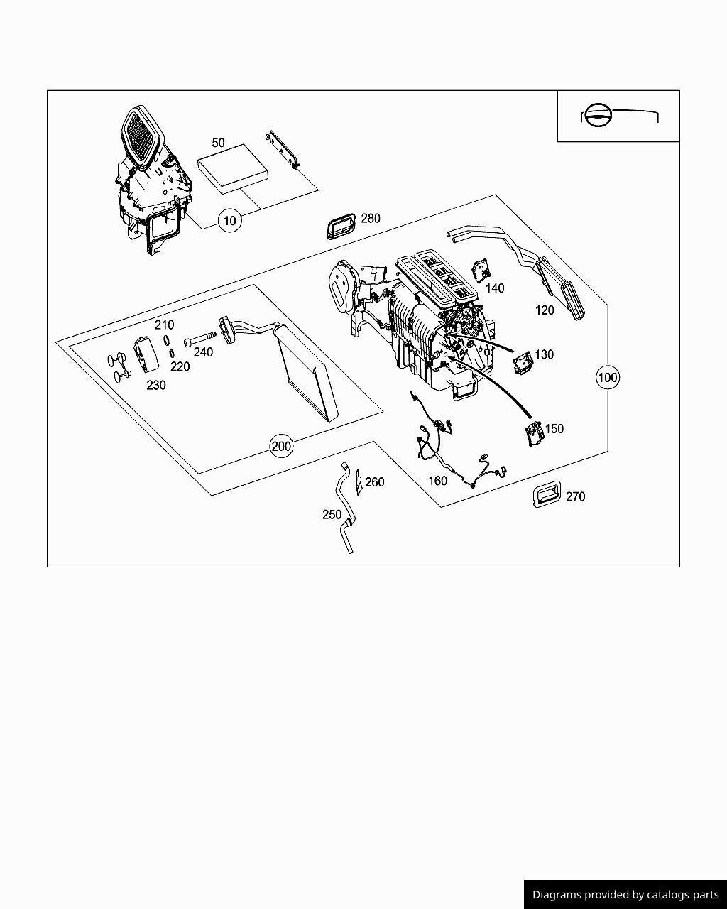 Car part diagram