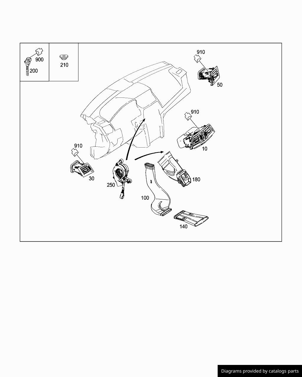 Car part diagram