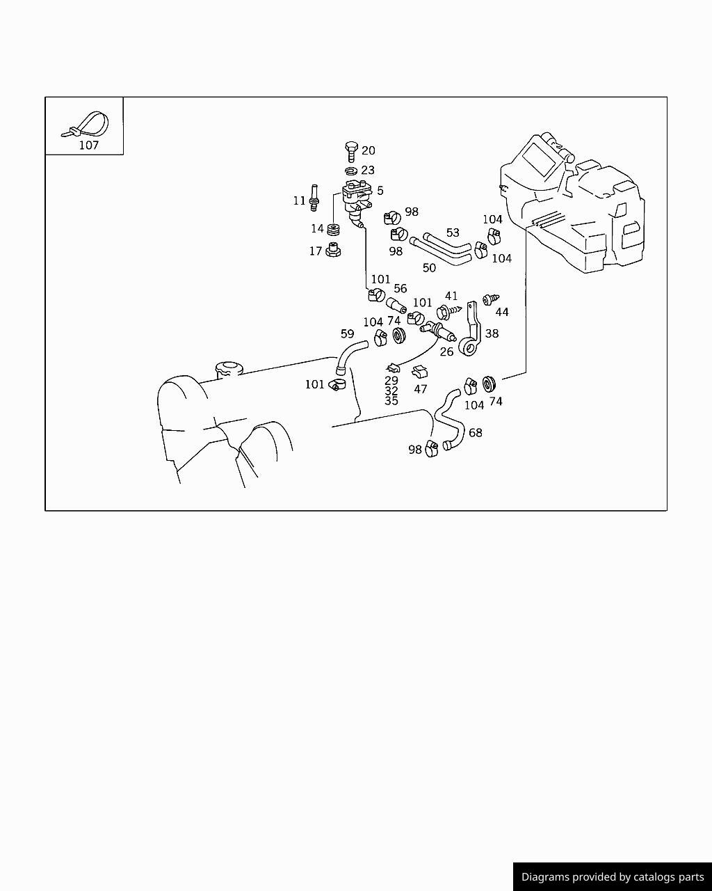 Car part diagram