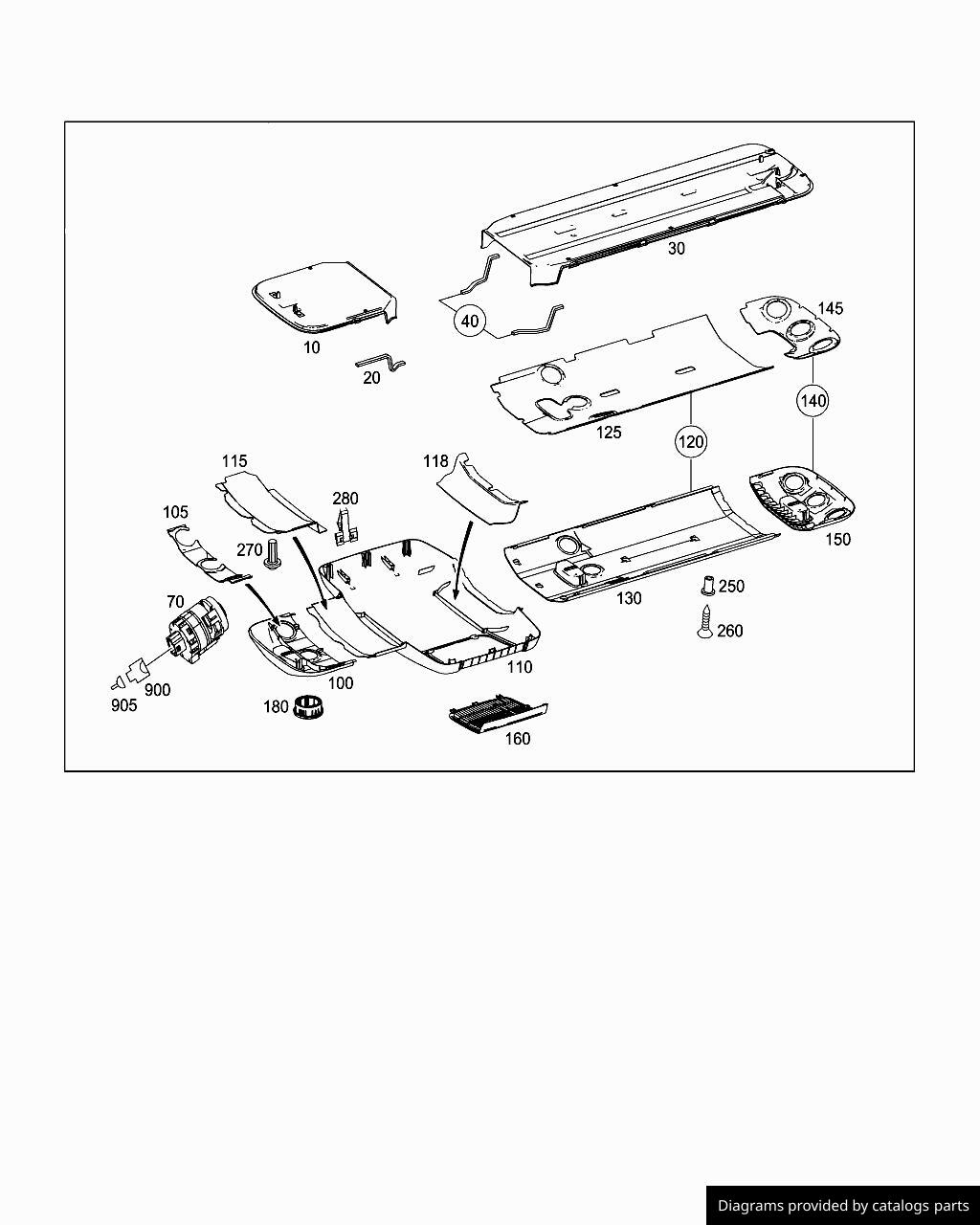 Car part diagram