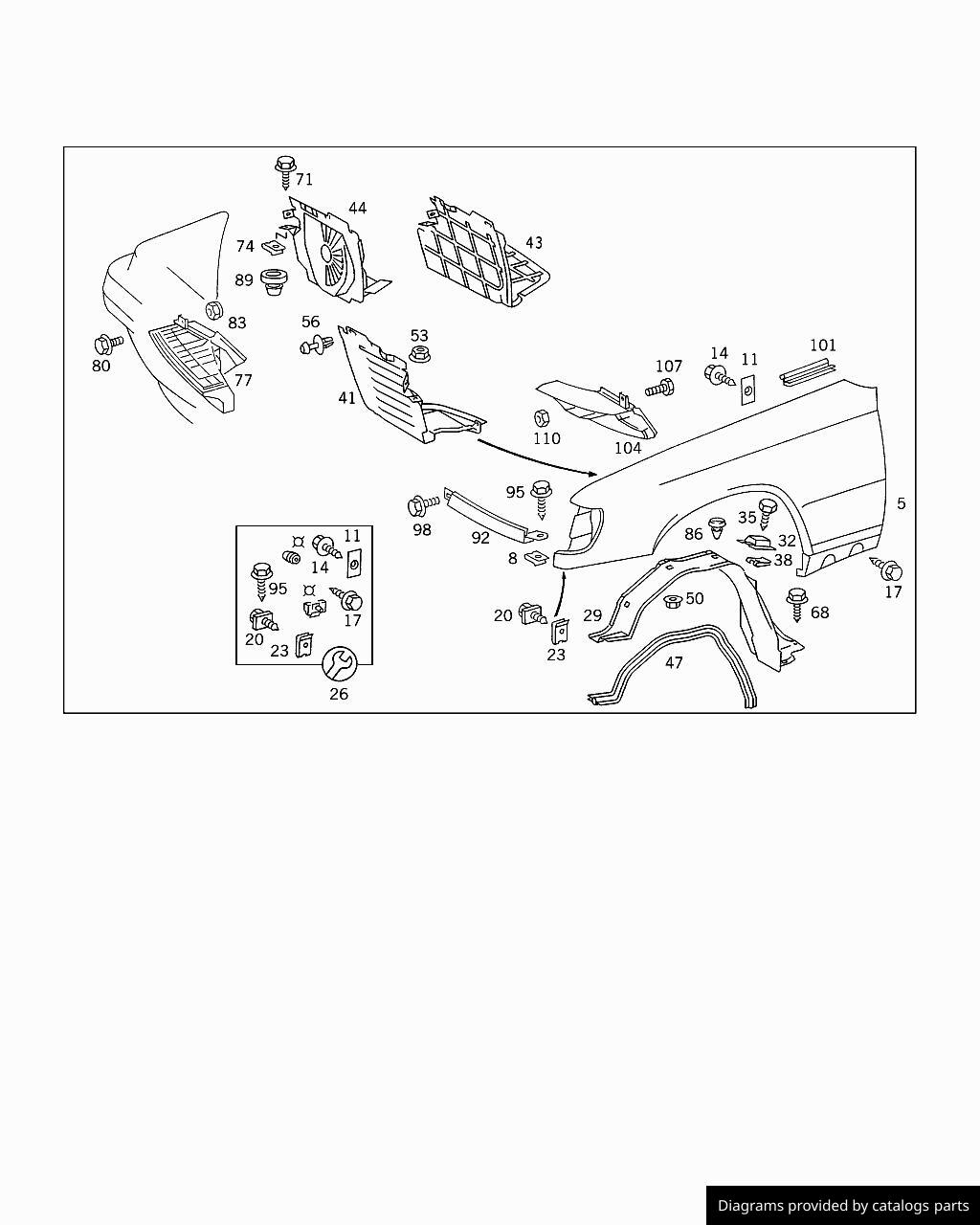 Car part diagram