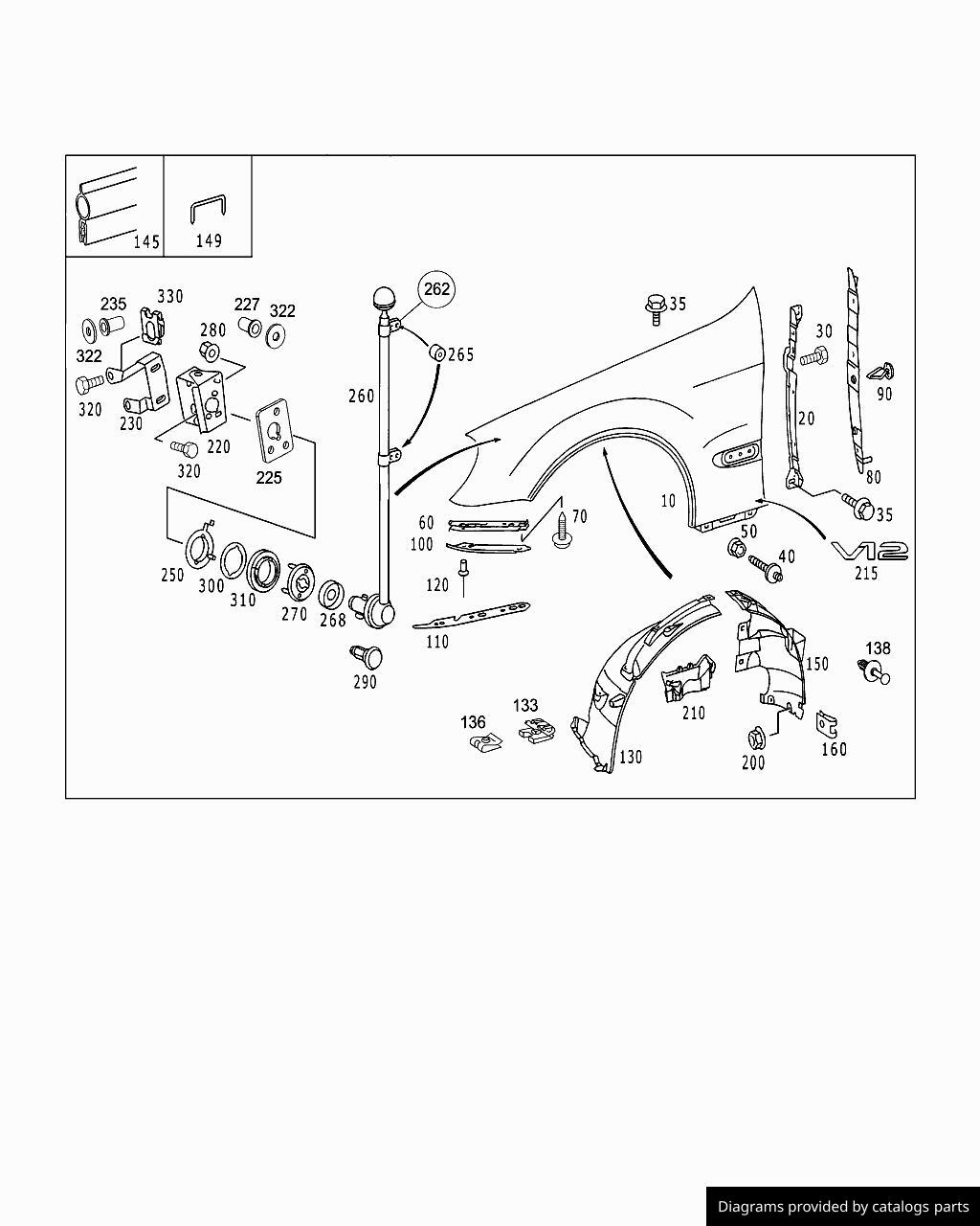 Car part diagram