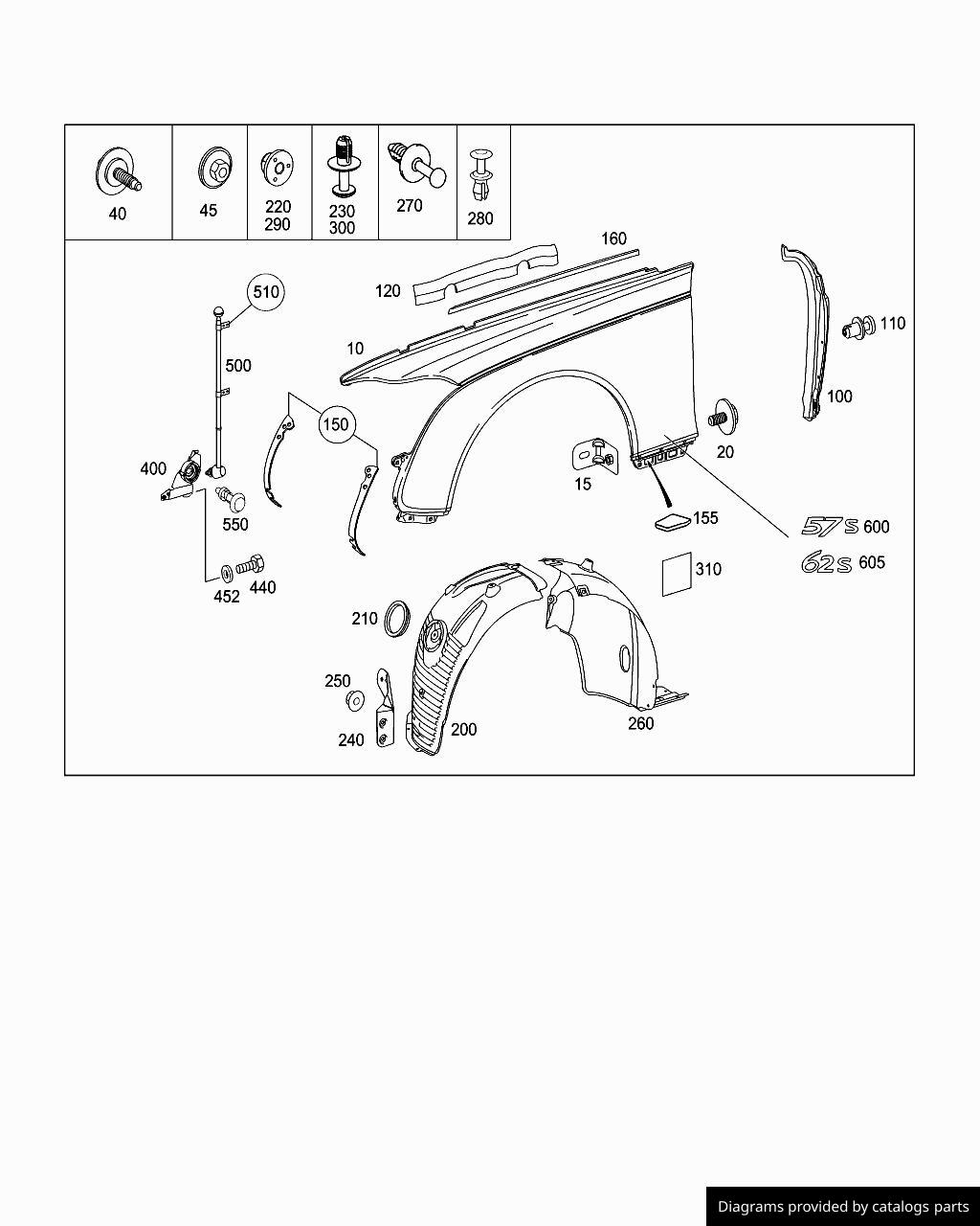 Car part diagram