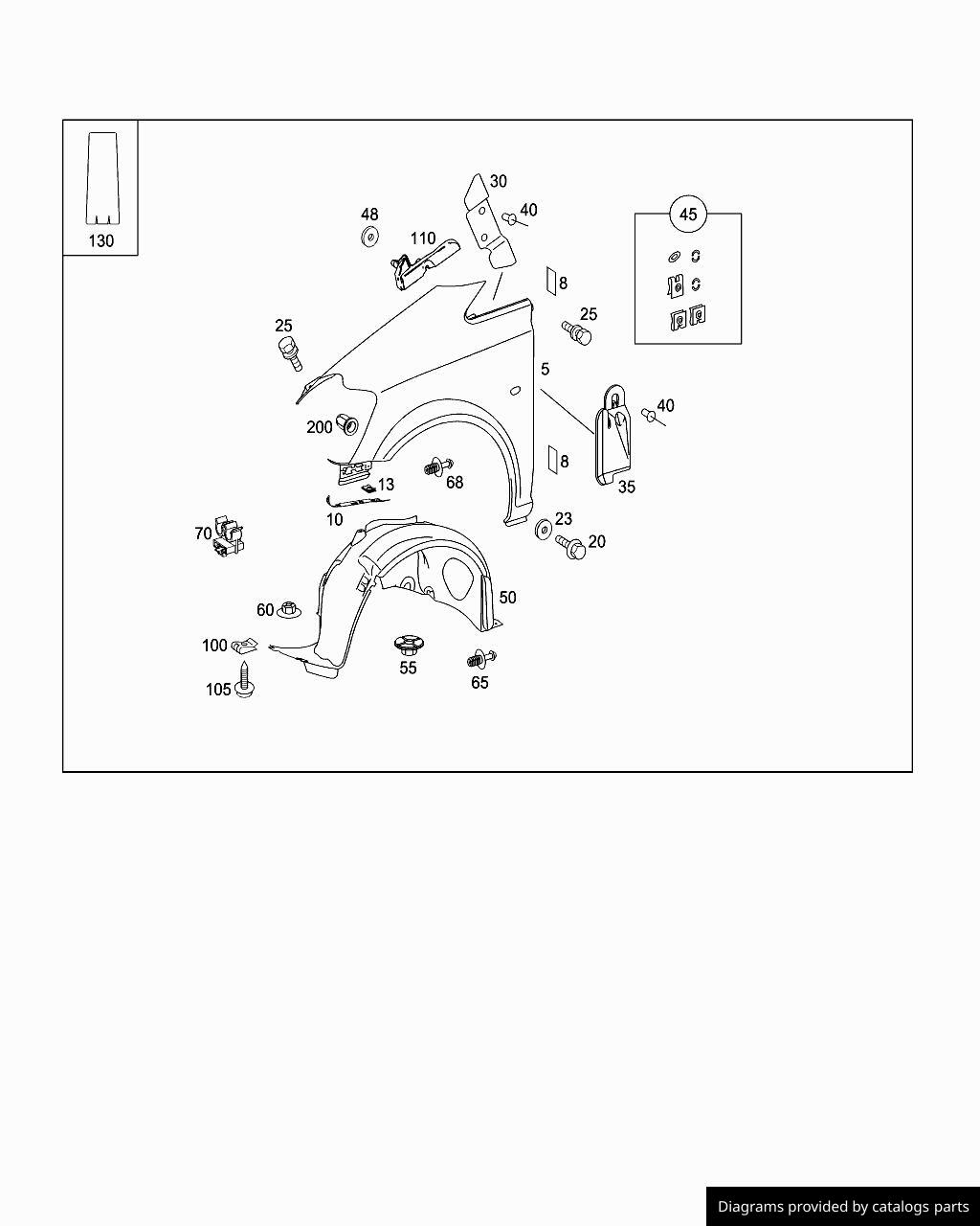 Car part diagram