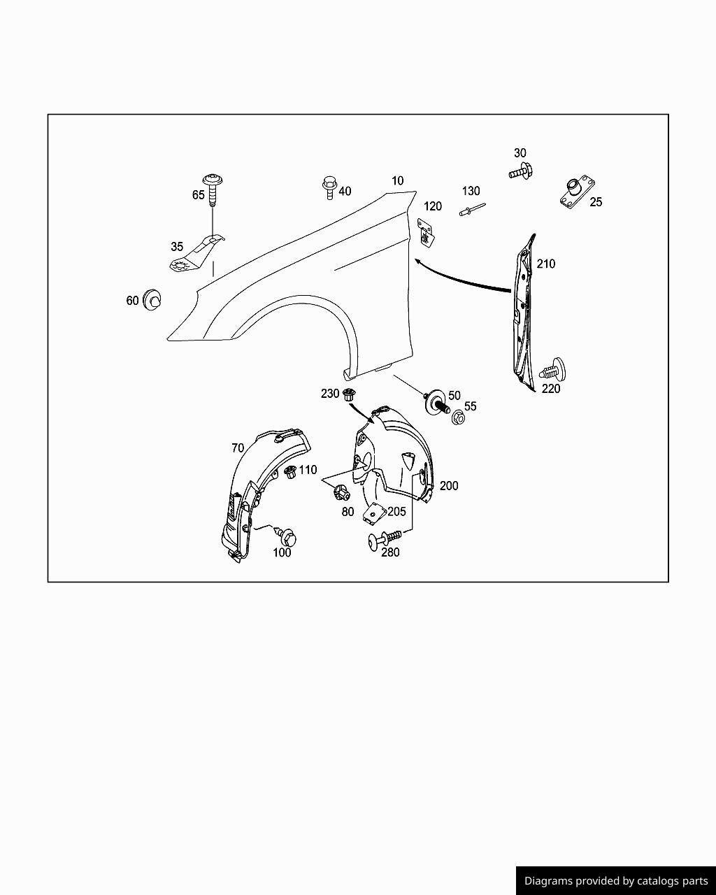 Car part diagram