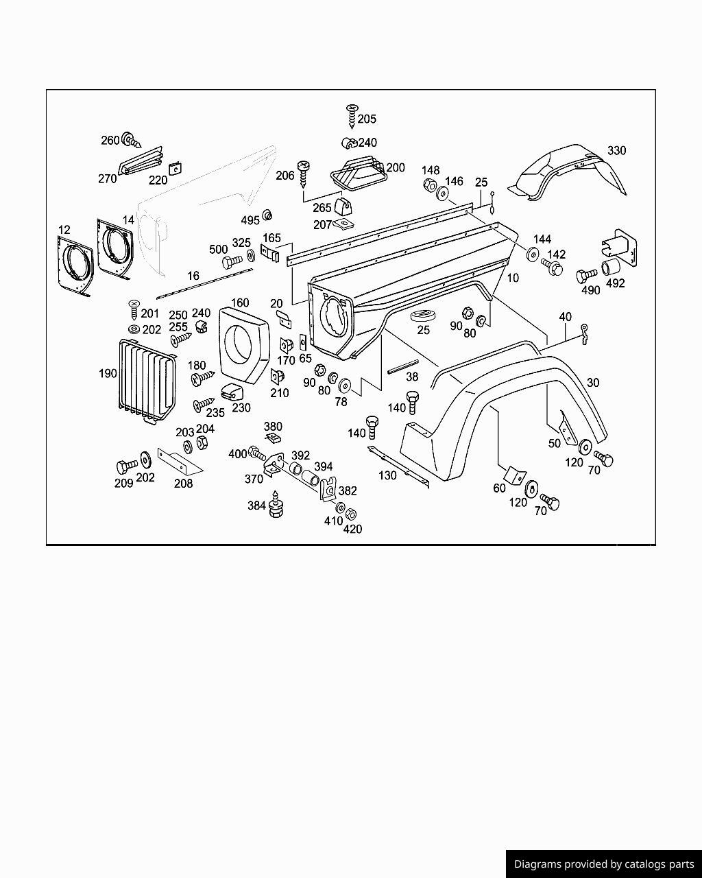 Car part diagram