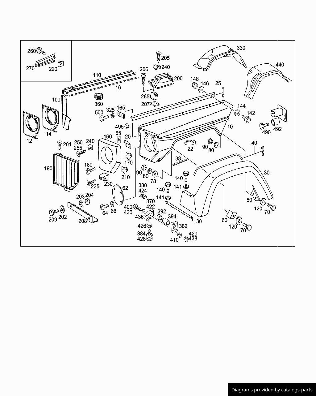 Car part diagram