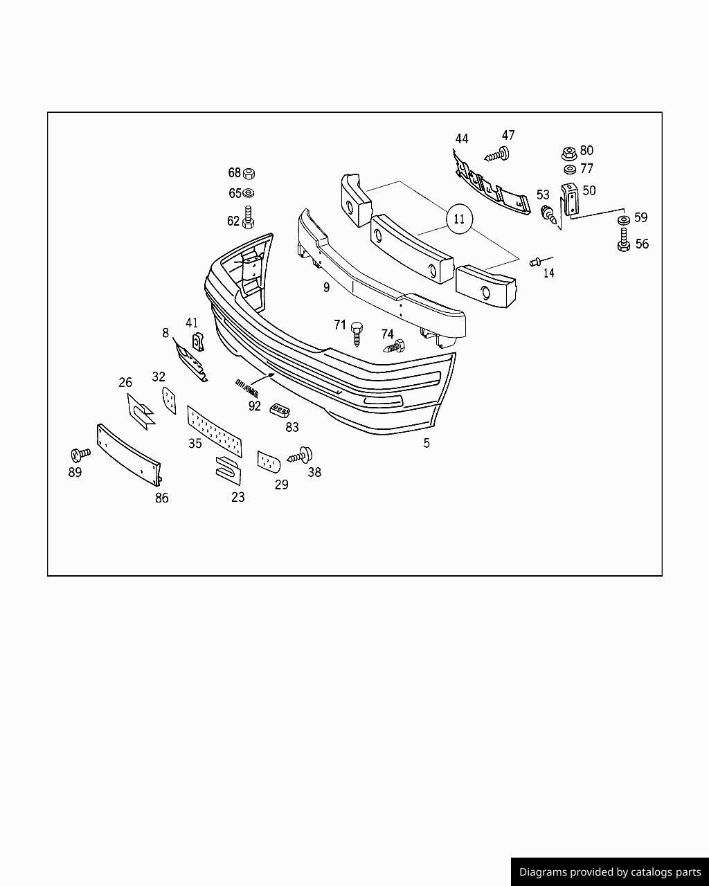 Car part diagram