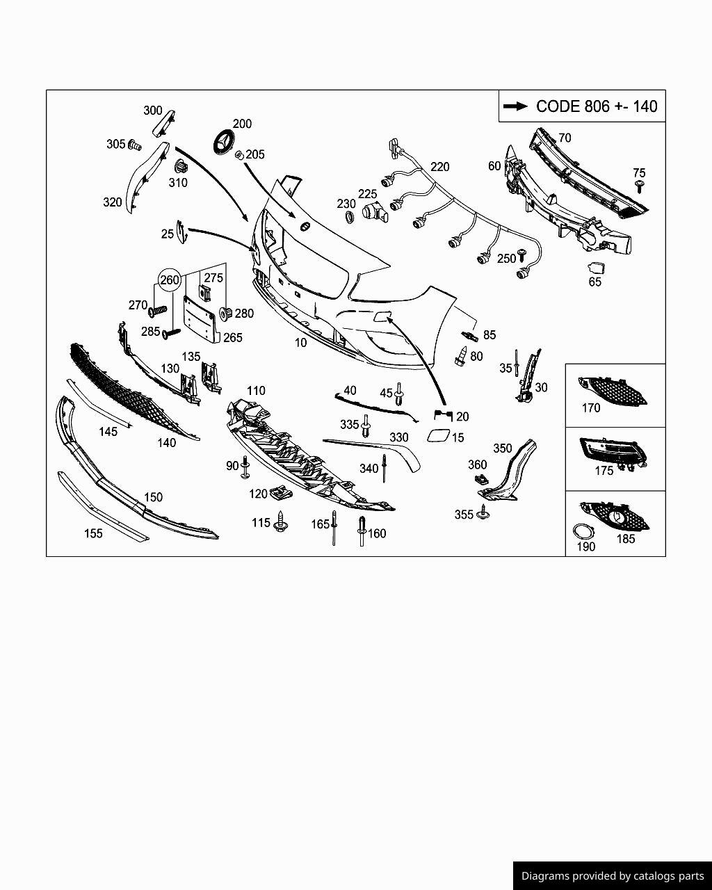 Car part diagram