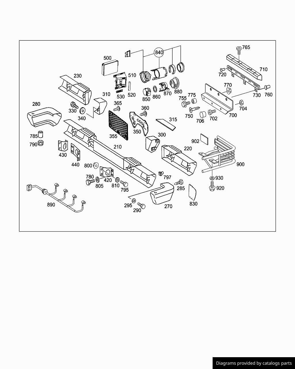 Car part diagram
