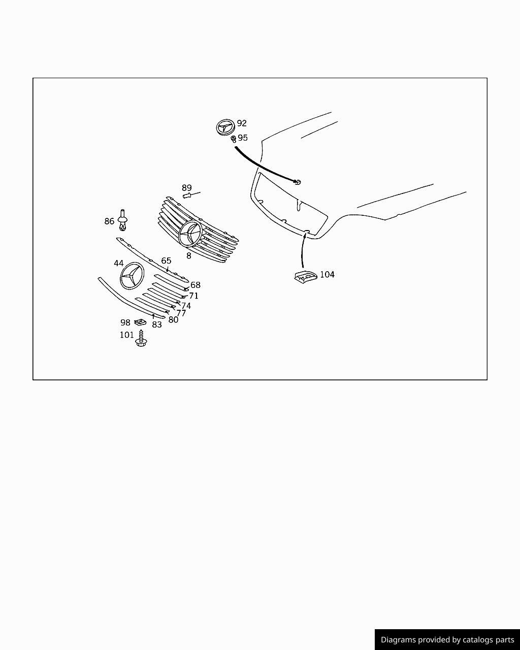 Car part diagram