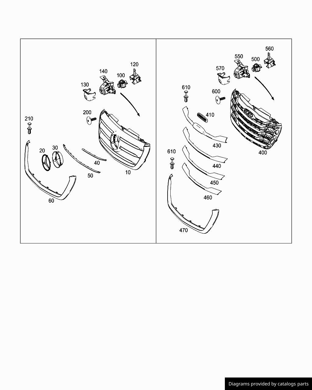Car part diagram
