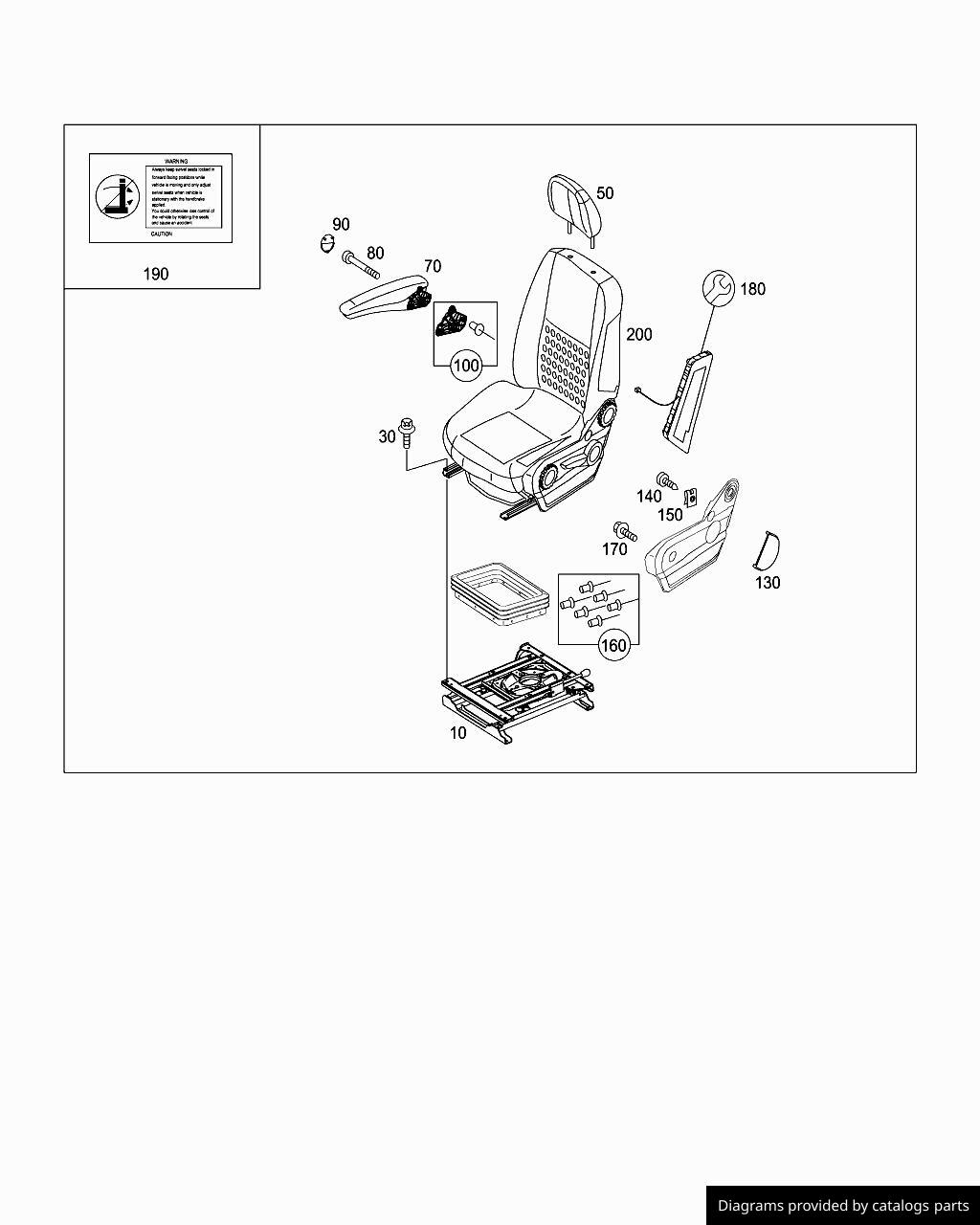 Car part diagram