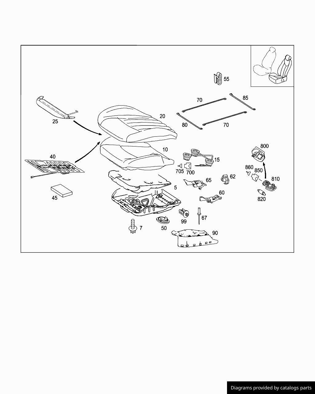 Car part diagram