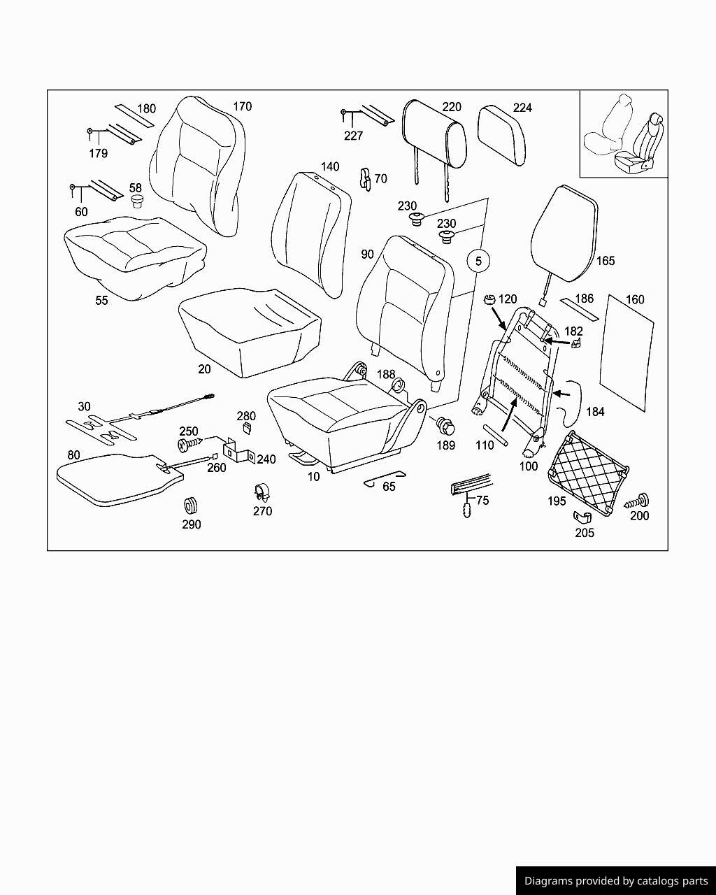 Car part diagram