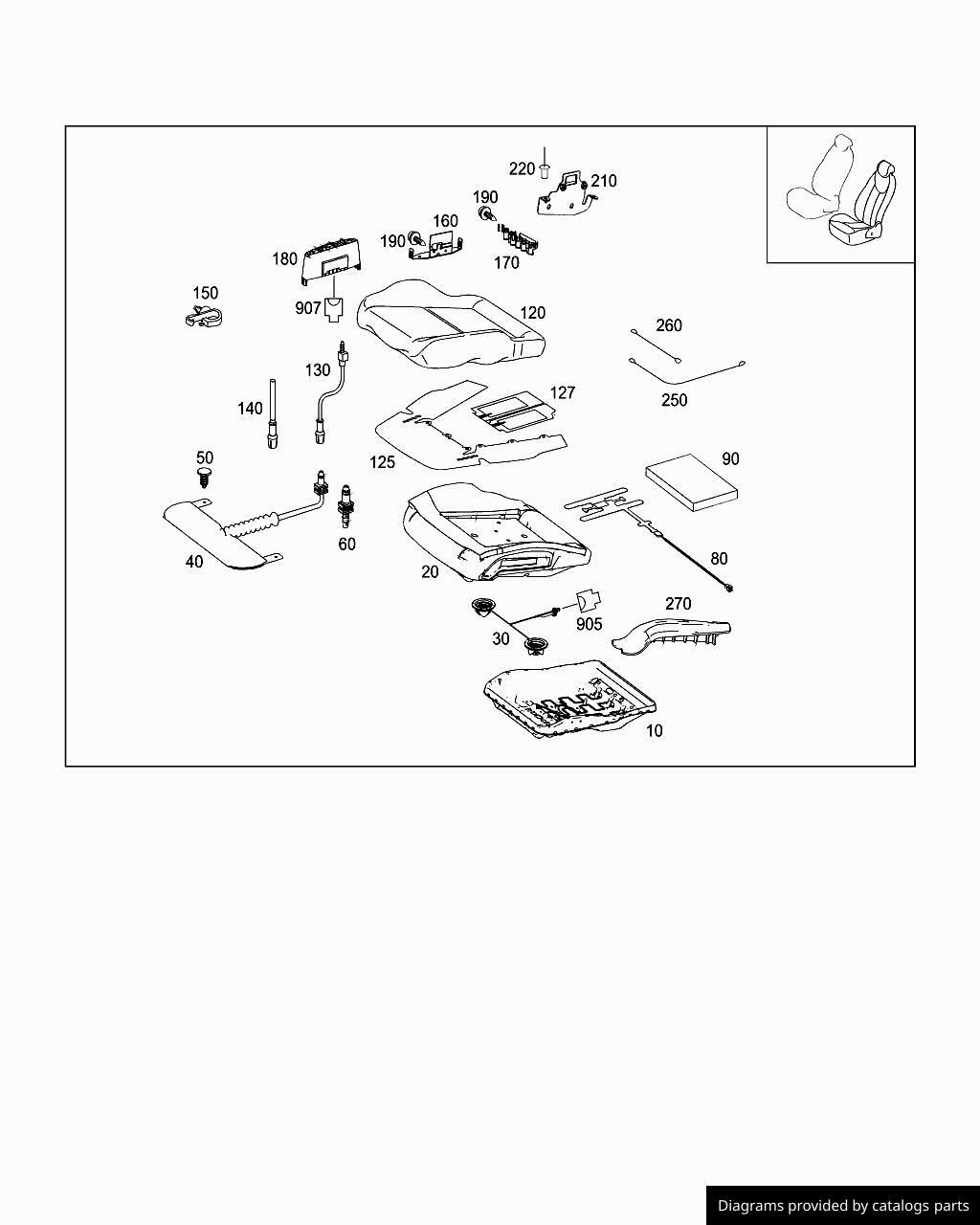 Car part diagram