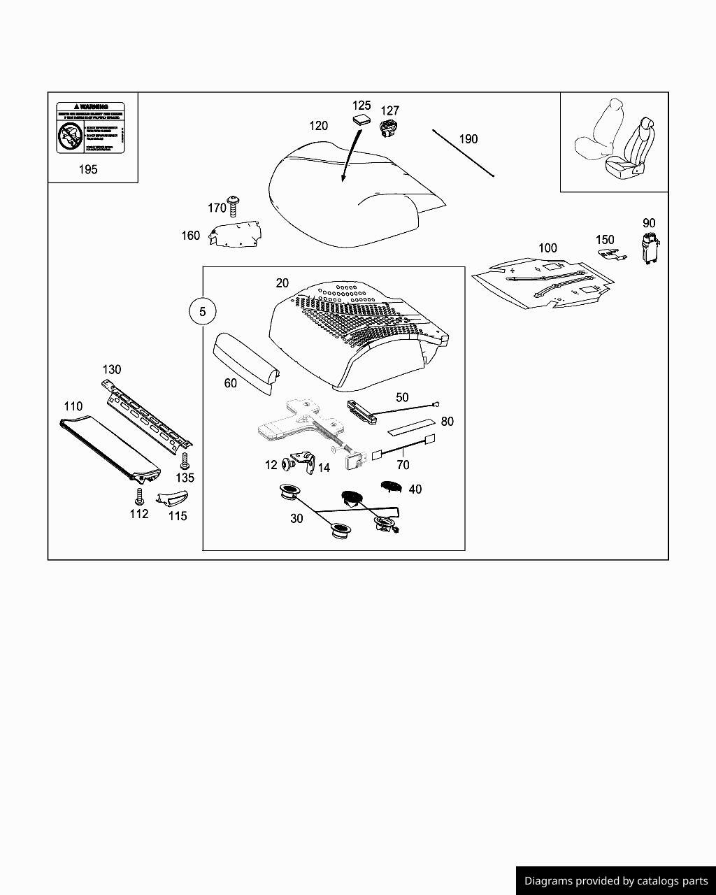 Car part diagram