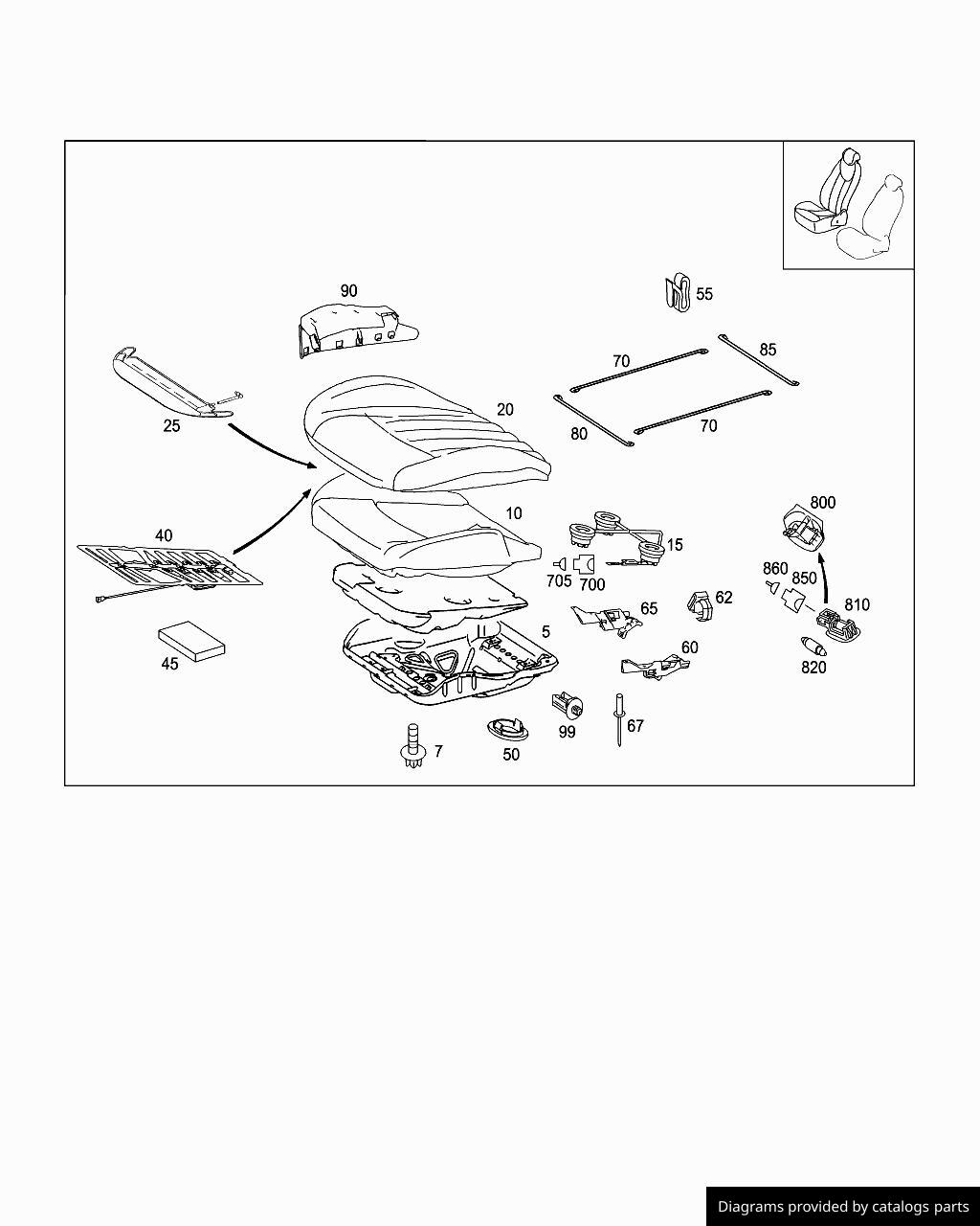 Car part diagram