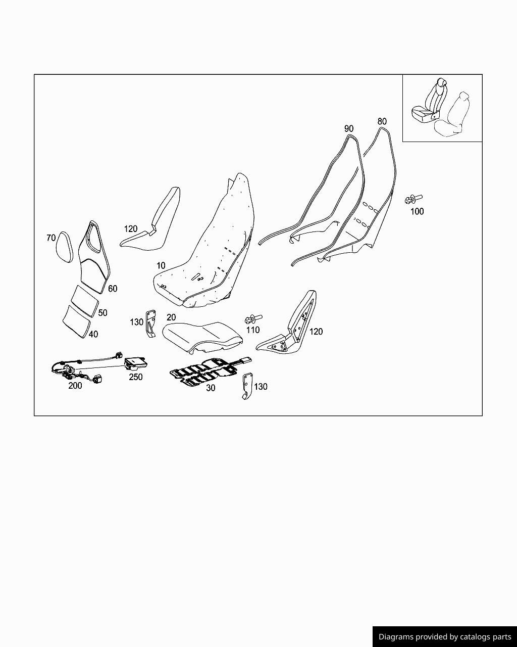 Car part diagram