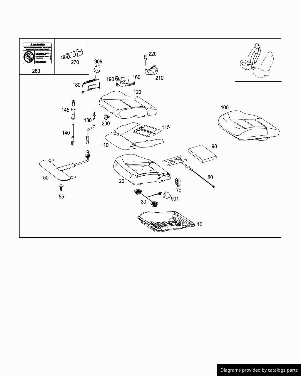 Car part diagram