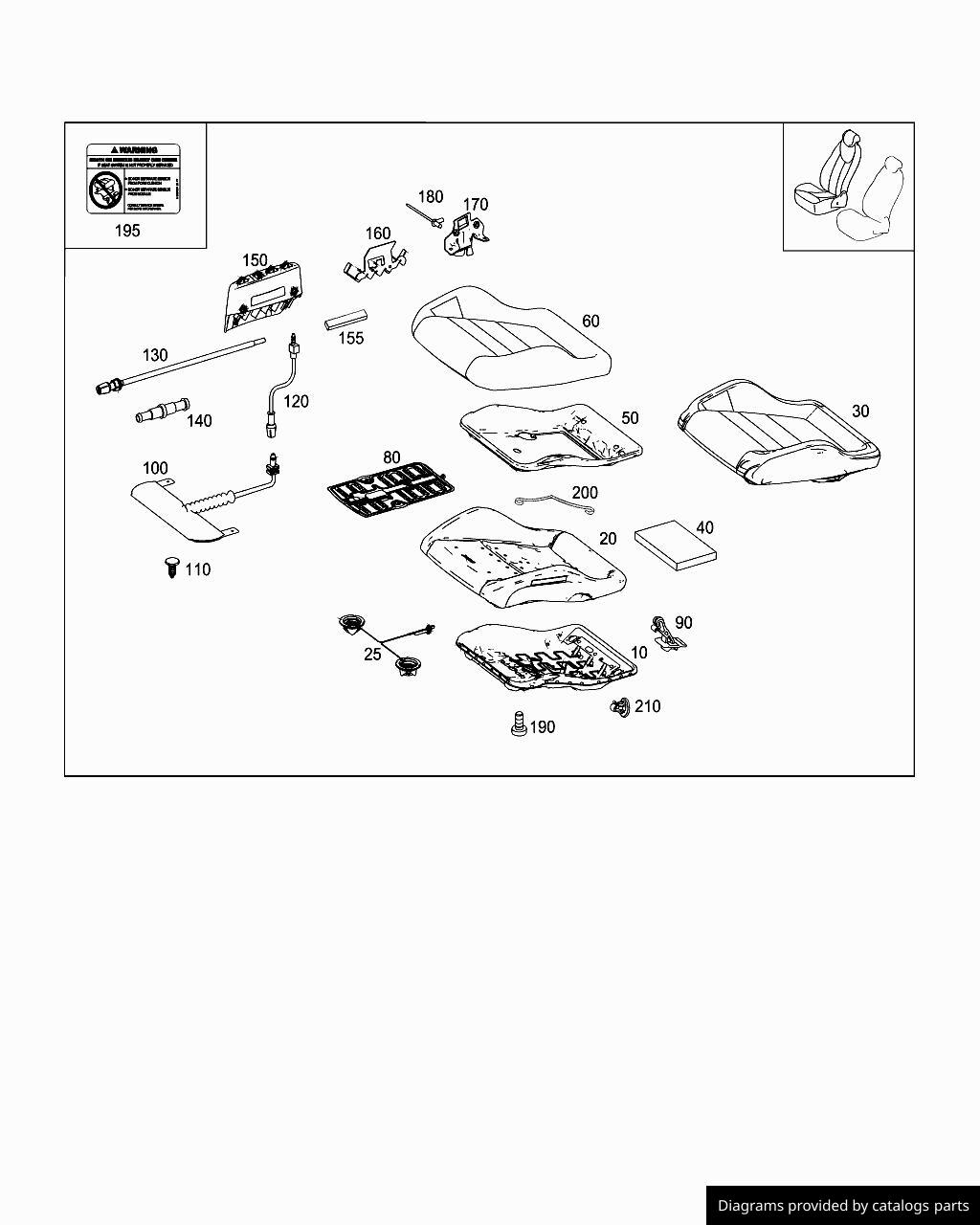 Car part diagram