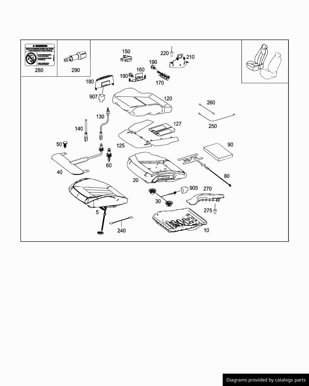 Car part diagram