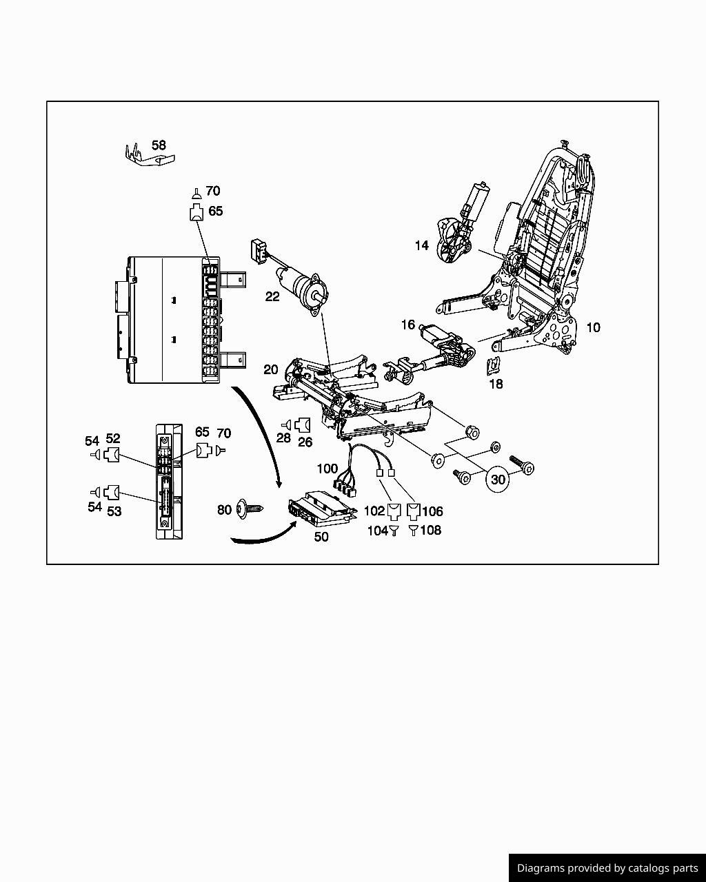 Car part diagram