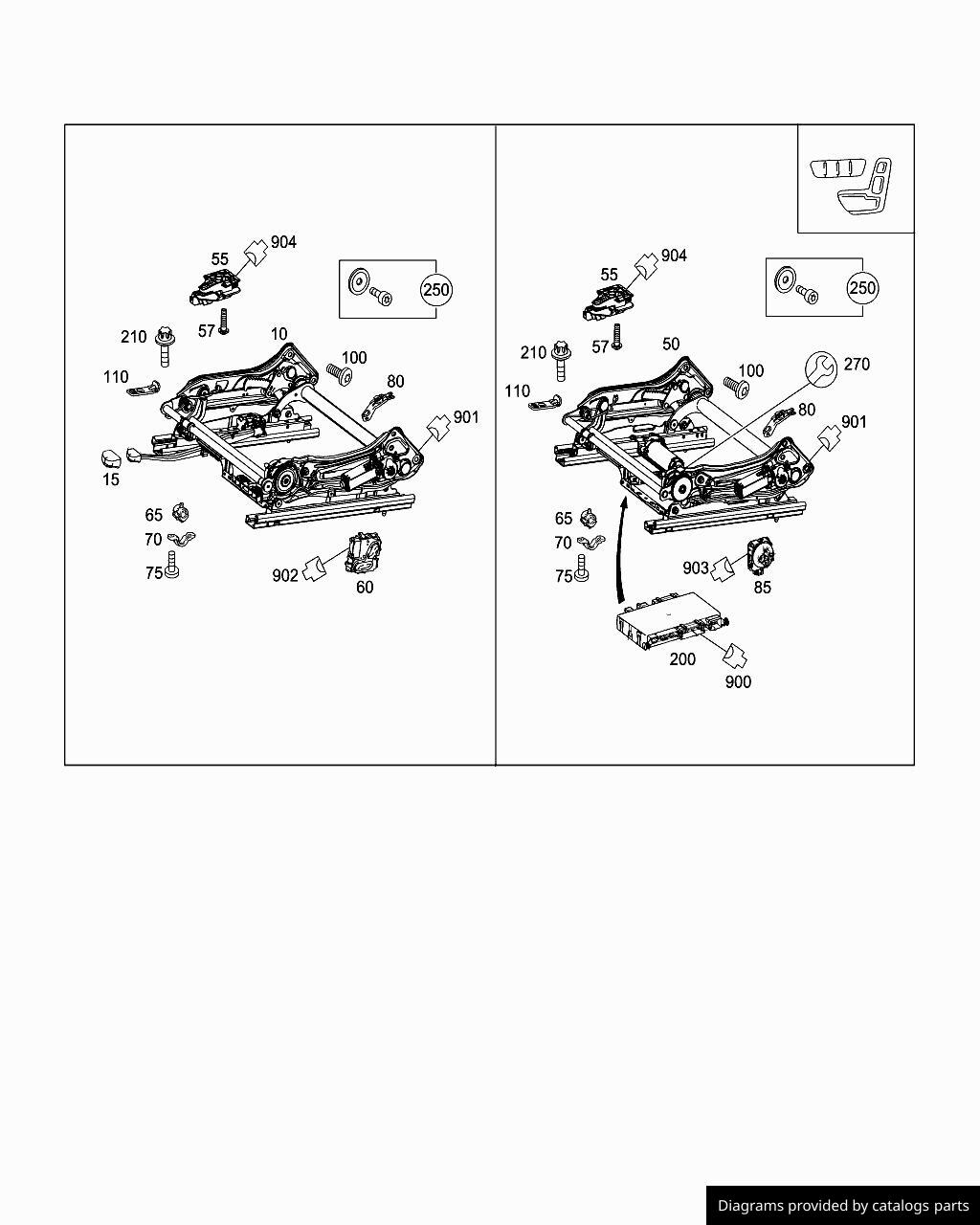 Car part diagram