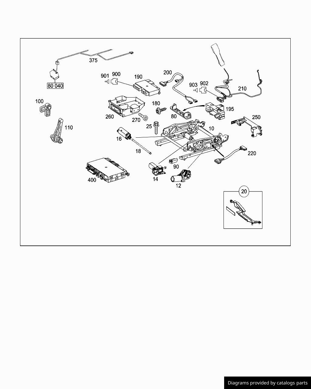 Car part diagram