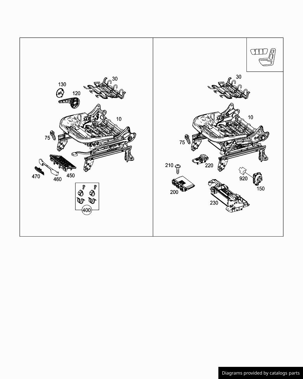 Car part diagram