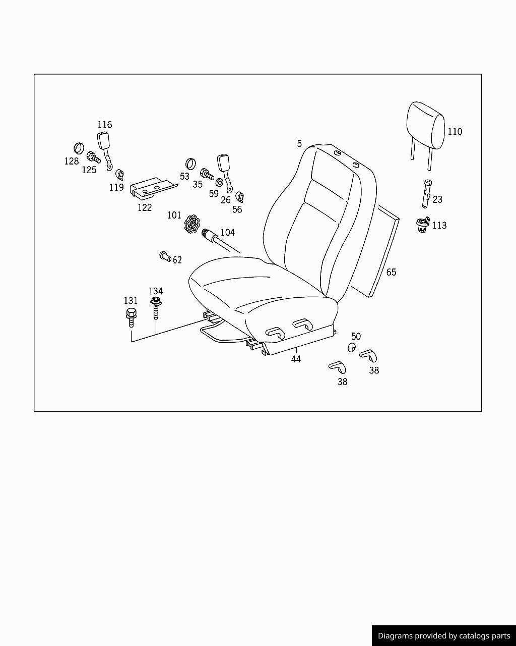 Car part diagram