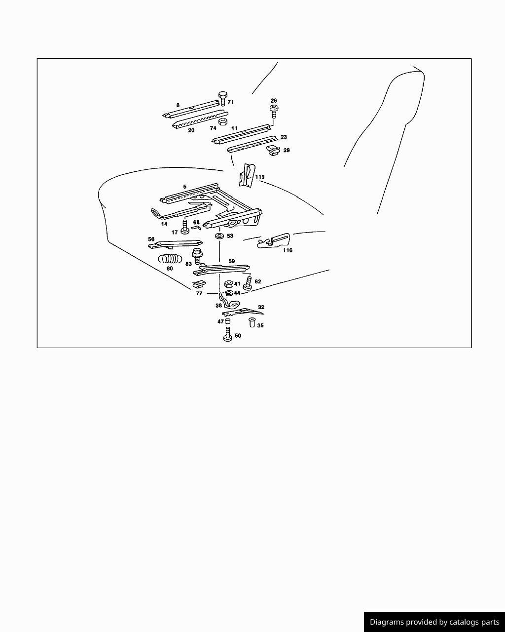 Car part diagram