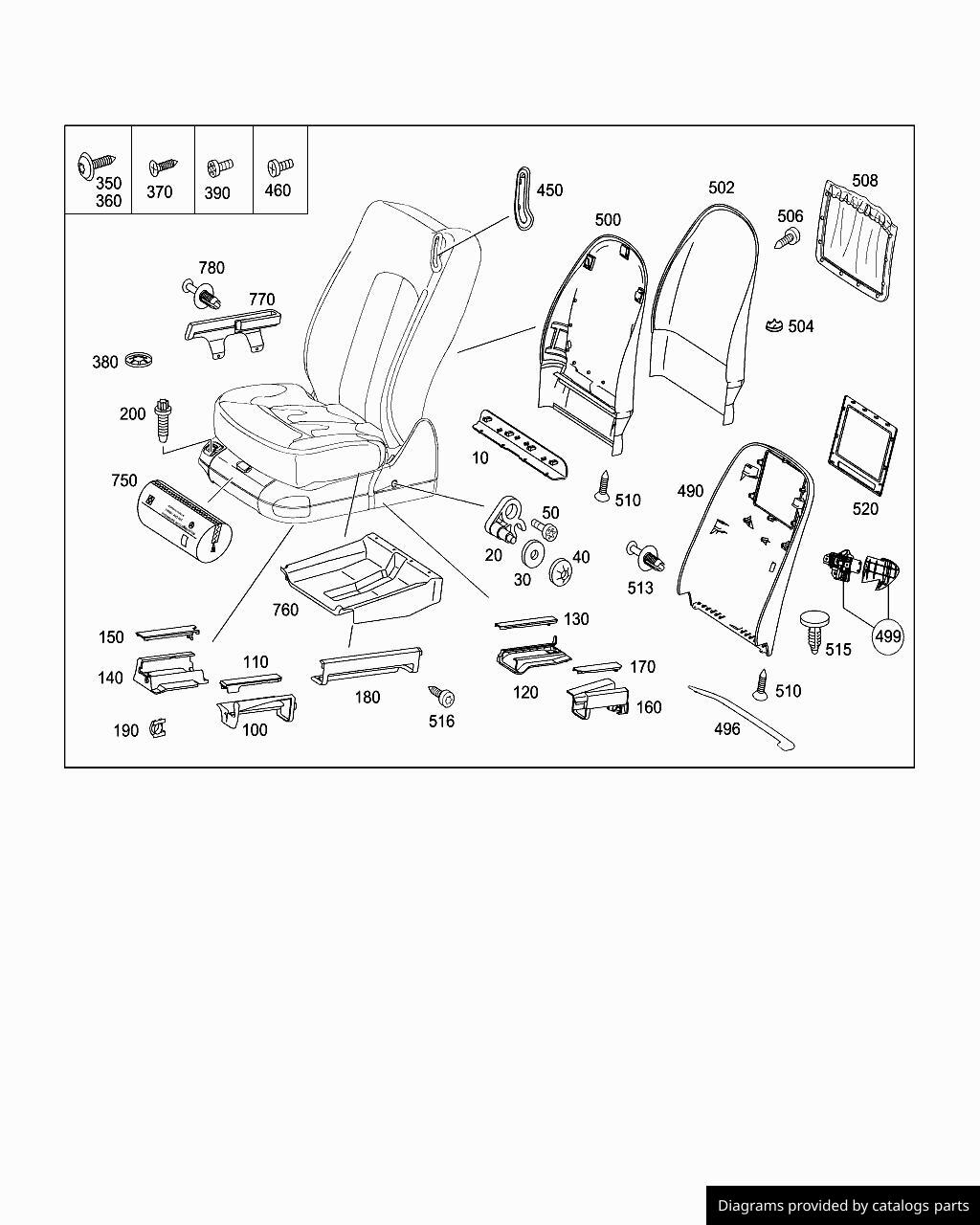 Car part diagram