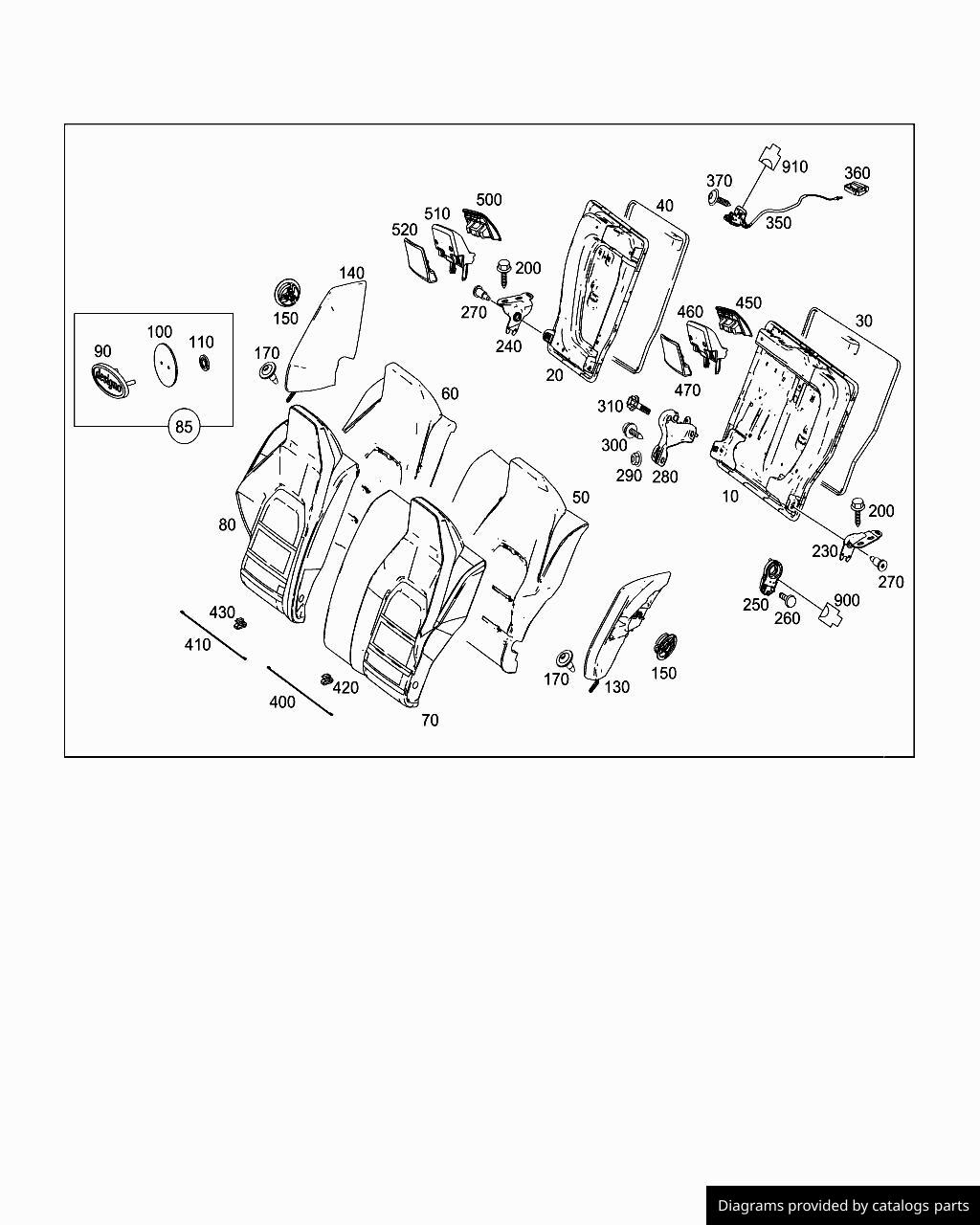 Car part diagram