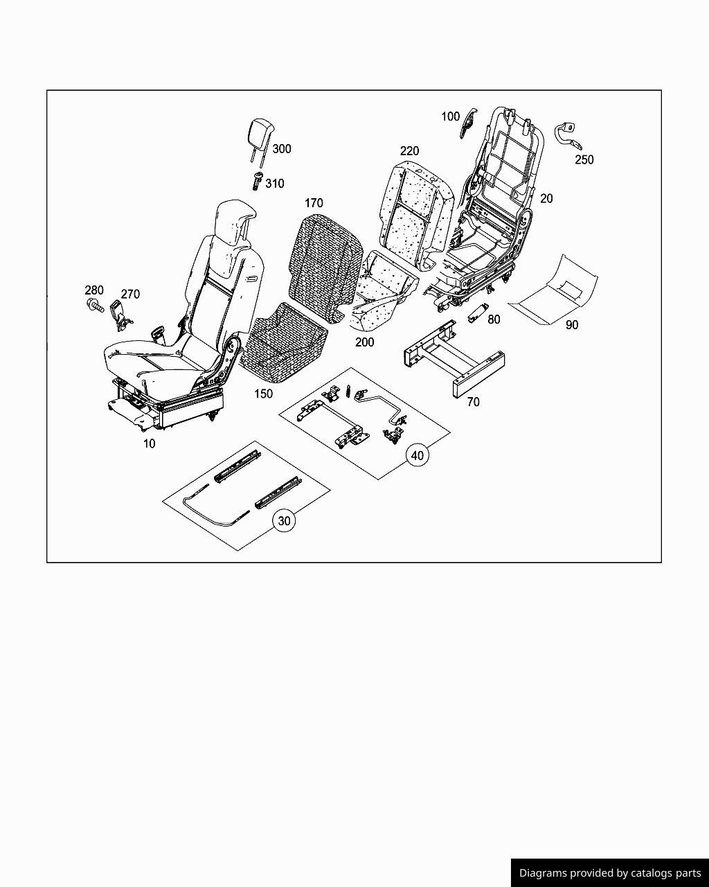 Car part diagram